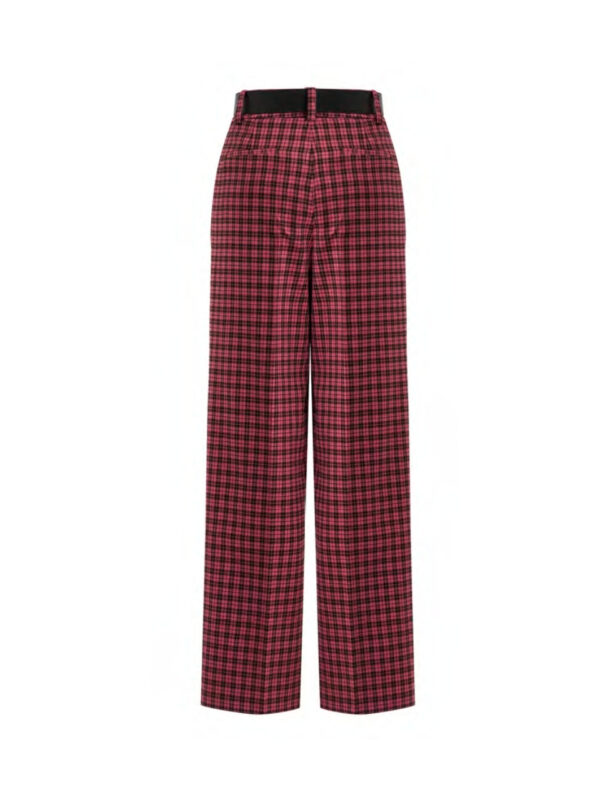 Pantalon rose à carreaux – Image 5