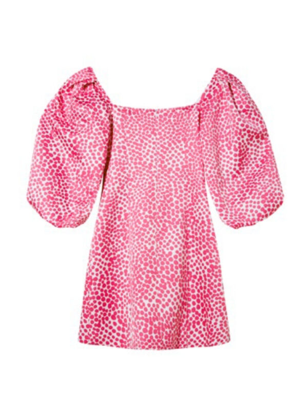 Taille 40 - Robe courte à pois rose – Image 5