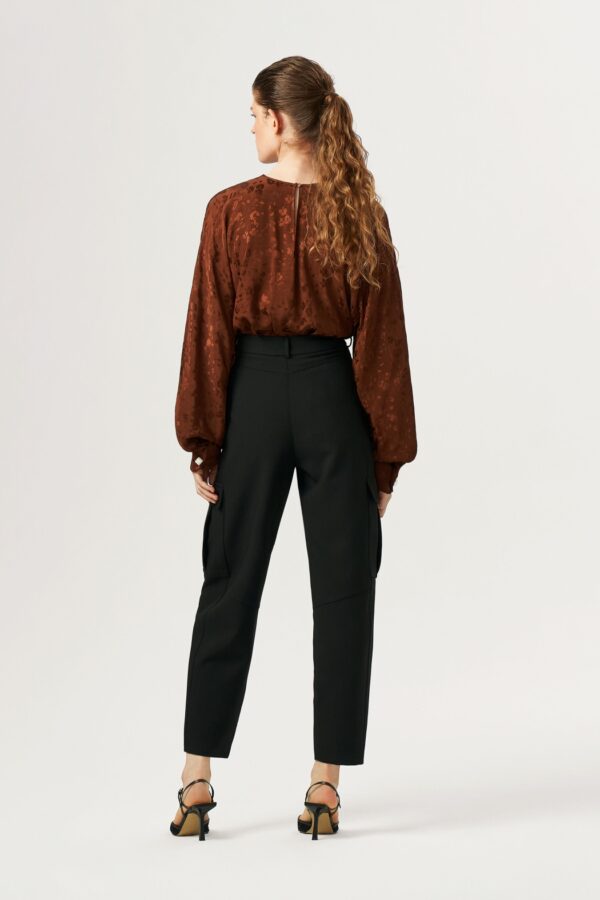 Blouse ample marron – Image 4