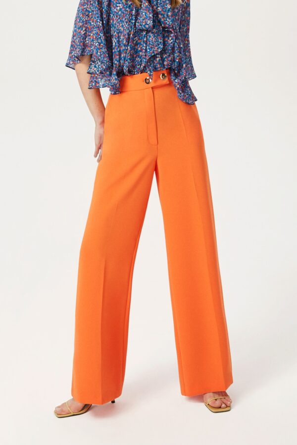 Pantalon large orange – Image 3