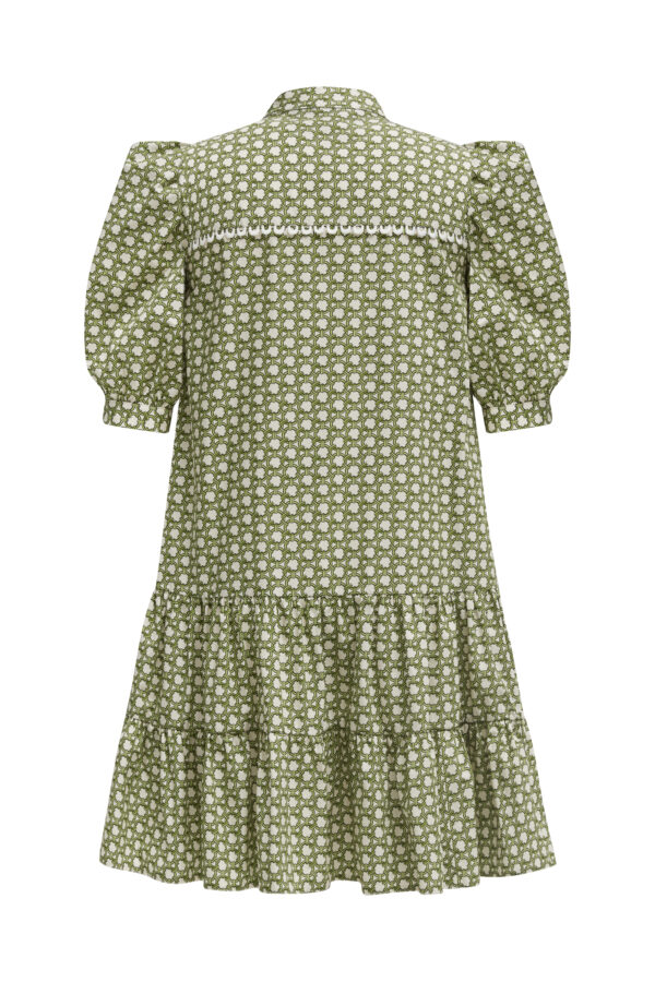 Robe courte imprimé vert – Image 6