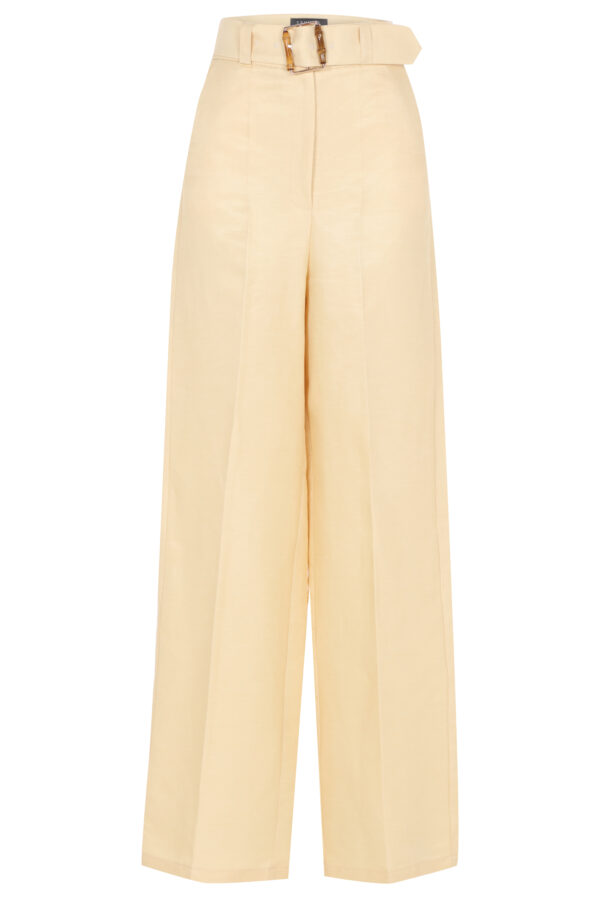 Pantalon large beige – Image 5