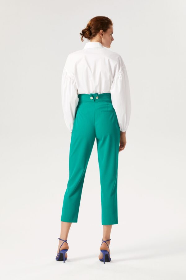 Pantalon carotte vert – Image 3