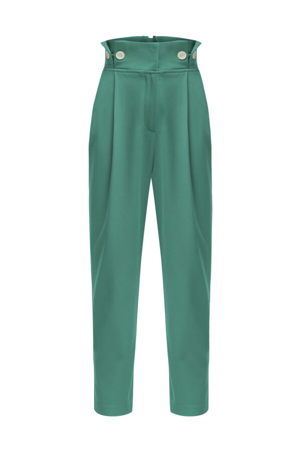 Pantalon carotte vert – Image 5