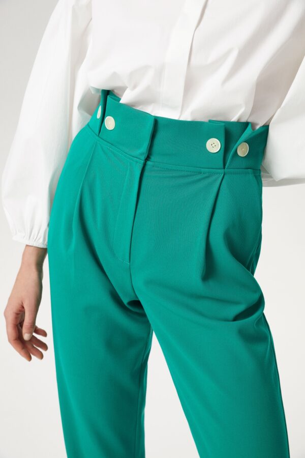 Pantalon carotte vert – Image 4