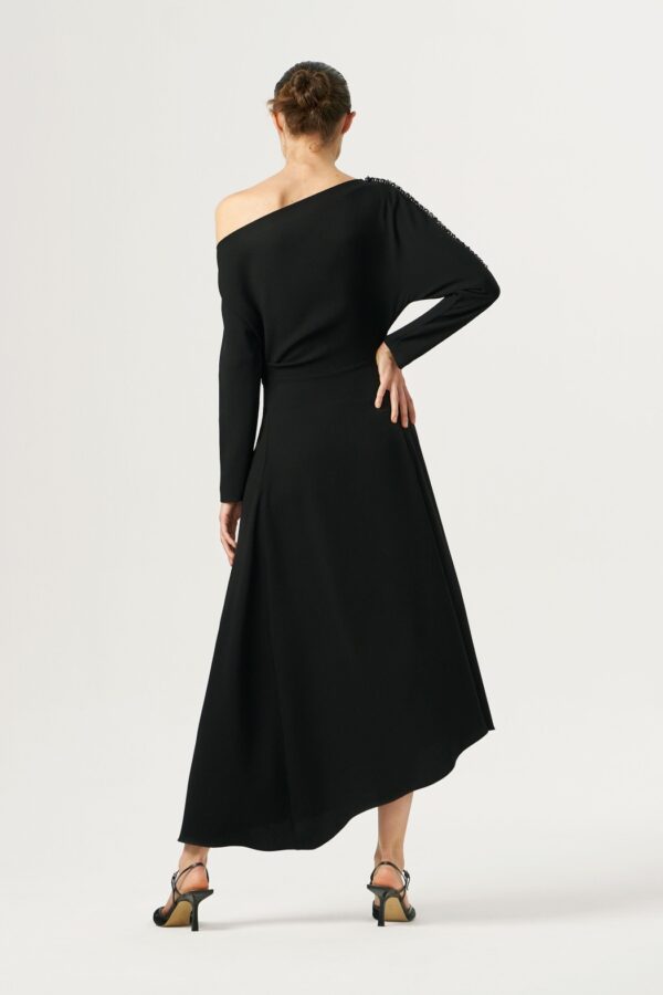 Taille 38 - Robe asymétrique noire – Image 4