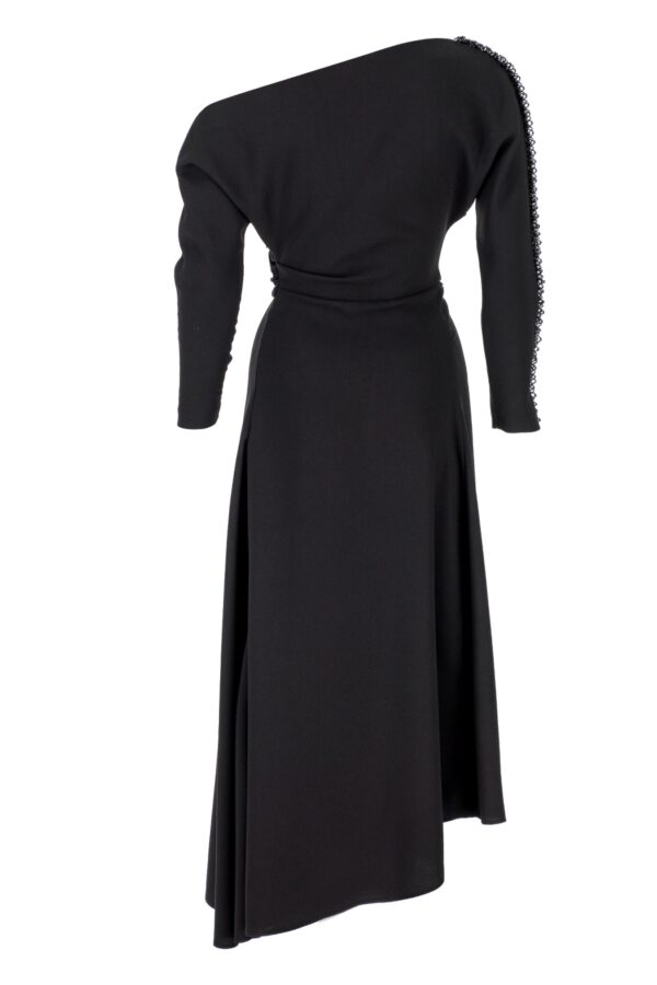 Taille 38 - Robe asymétrique noire – Image 6