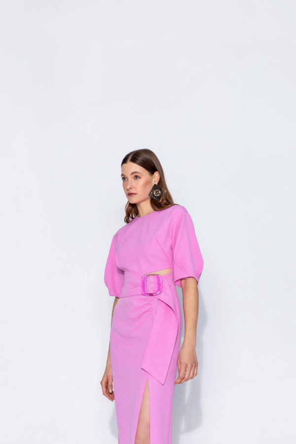 Robe rose à boucle – Image 3