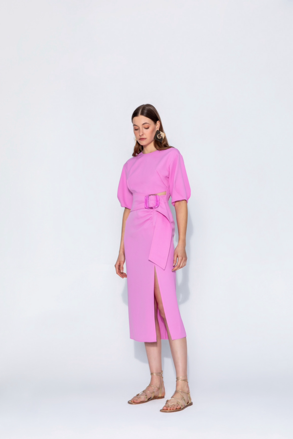 Robe rose à boucle – Image 2